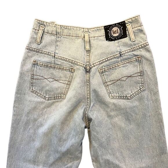 Vintage Lei High Rise Light Wash Jeans Size Médium 27/28 - Picture 5 of 7